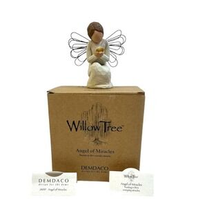 Willow Tree Angel Of Miracles Demdaco 2002 By Susan Lordi Beige White Figurine
